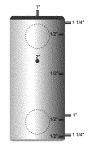 Isoleeritud akumulatsioonipaak 1600 l